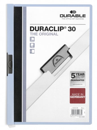 DURABLE Clip Folder A4 PP Blue 2200-06