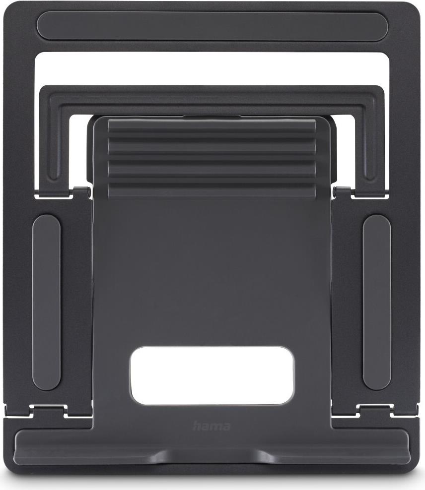 Hama Laptop Stand Metal 4-Stage Tiltable Foldable up to 40 cm Grey