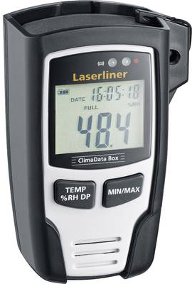 Laserliner 082.031A Humidity Meter (Hygrometer) - 0% to 100% RH with Dew Point/Mold Warning