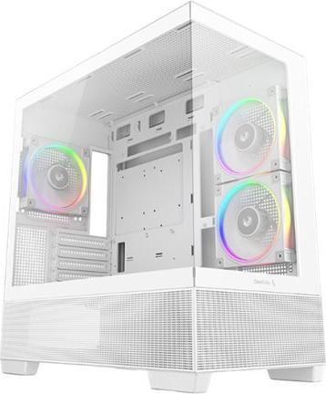 Deepcool CG380 3F WH Midi Tower PC Case (R-CG380-WHAGM3-G)