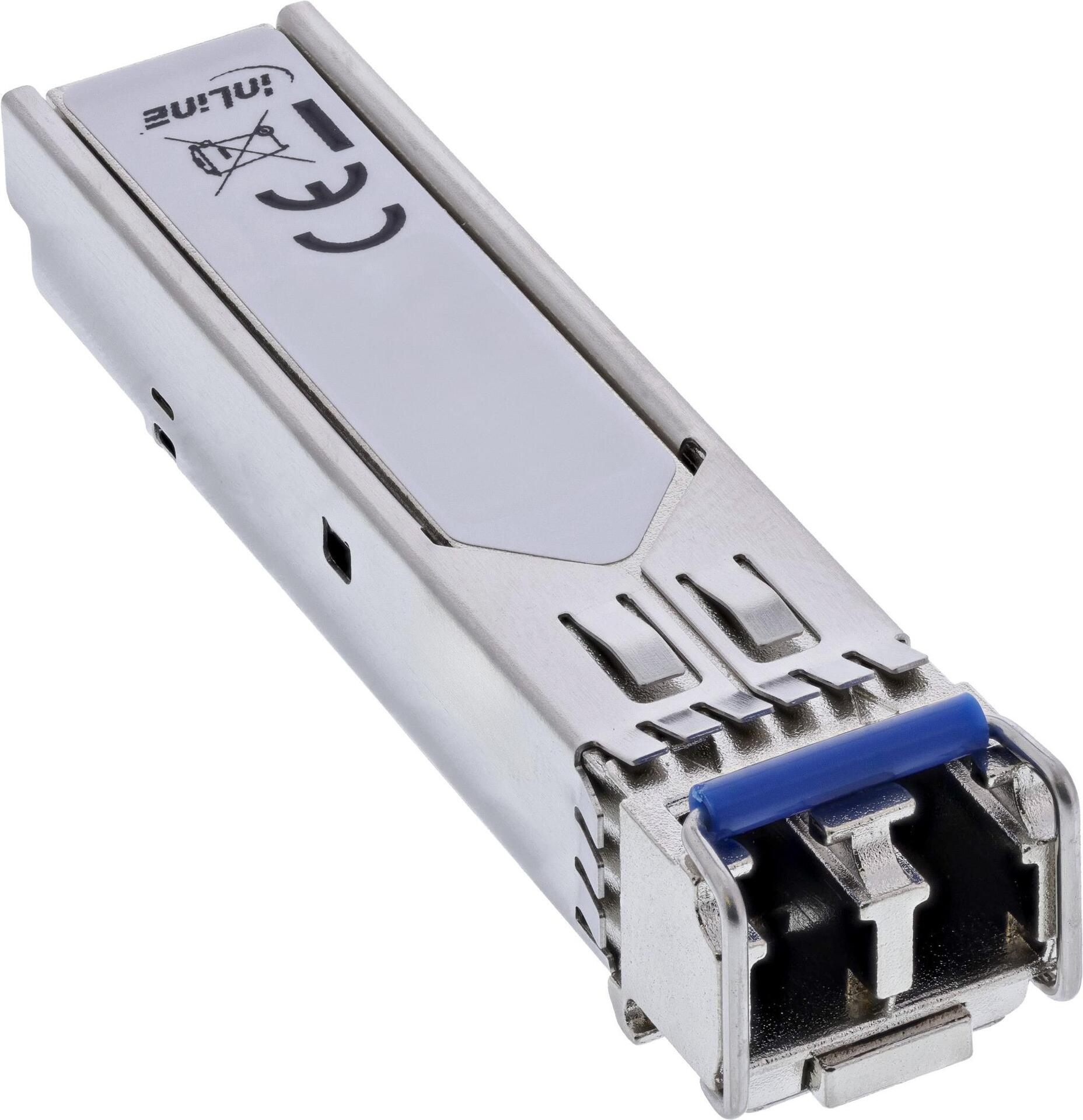 InLine SFP Module Fiber Optic 1310nm Singlemode LC Connectors 15km 2.5Gb/s - Transceiver - 32335S