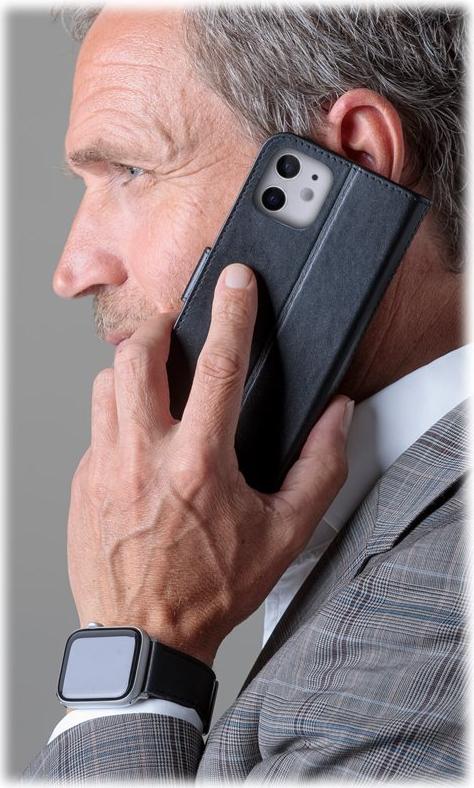 dbramante1928 Copenhagen Slim Flip Case - Black - for Apple iPhone 12 mini (CS54GTBL1170)