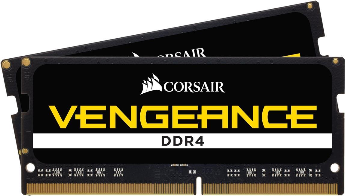 CORSAIR Vengeance - DDR4 SO DIMM - 32 GB: 2 x 16 GB - 2933 MHz - CL19 - Non-ECC 260-PIN PC4-23400
