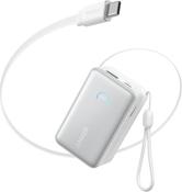 Anker Innovations Nano Power Bank 10K 45W Built-In Retractable USB-C Cable - Battery (A1638H21)