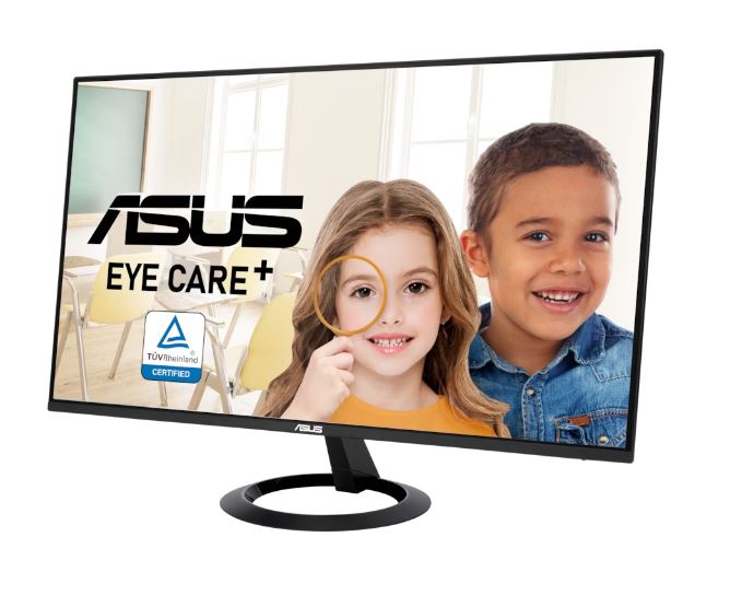 ASUS VZ27EHF - LED-Monitor - 68.6 cm (27") - 1920 x 1080 Full HD (1080p) @ 100 Hz - IPS - 250 cd/m² - 1300:1 - 1 ms - HDMI - Schwarz [Energieklasse D] (90LM07B0-B01470)