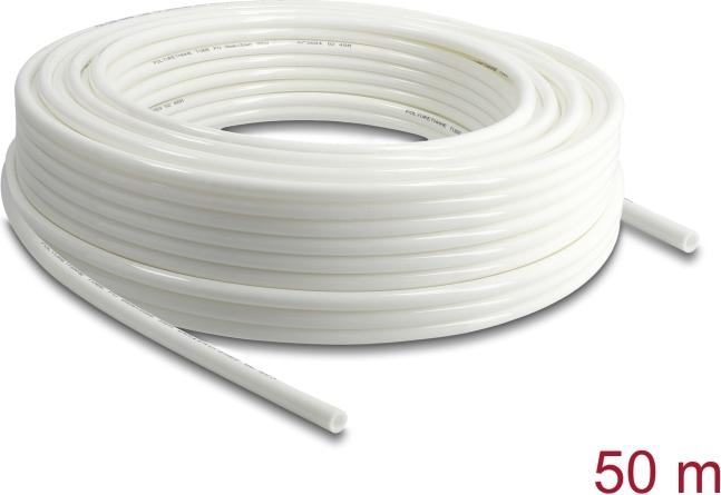 Delock Pneumatic Hose 8 x 5 mm 50 m White Roll 60866