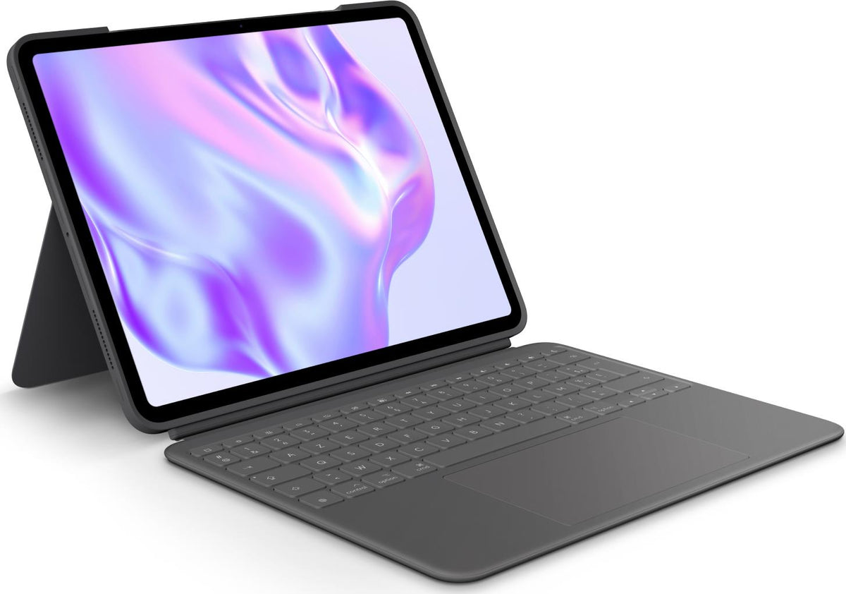 Logitech Combo Touch Keyboard and Folio Case with Trackpad, AZERTY, Graphite for 13-inch iPad Pro M4 - 920-012663
