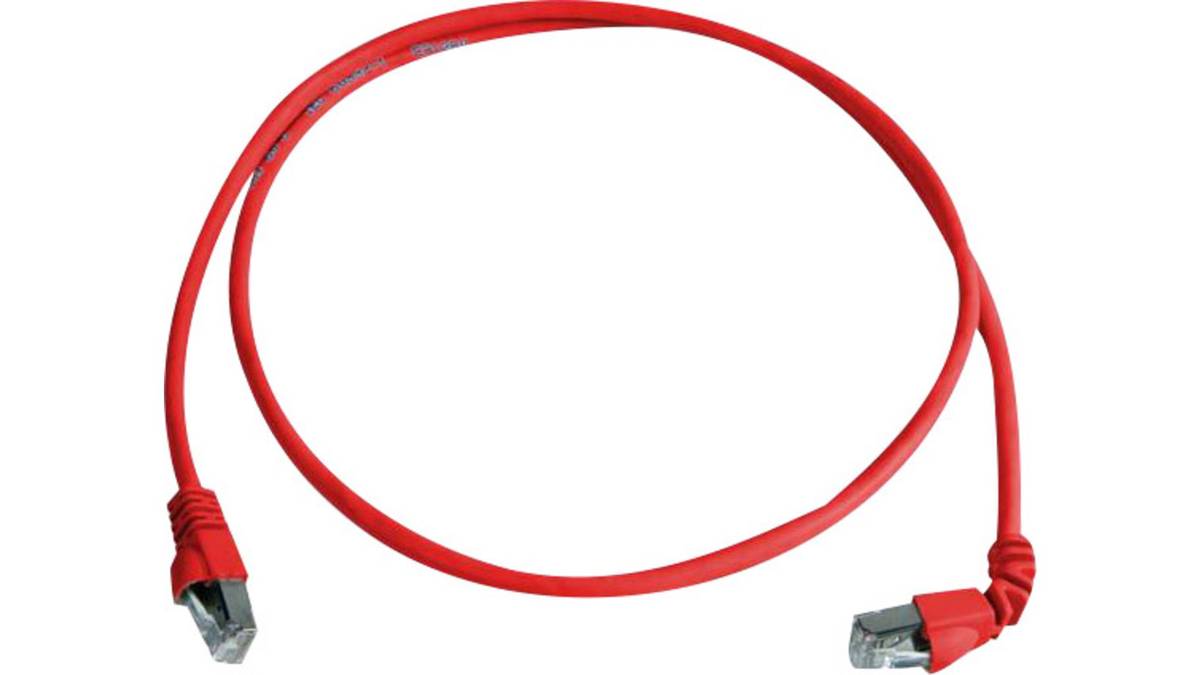 Telegärtner MP8 FS 500 - Patch Cable - RJ-45 (M) to RJ-45 (M) - 5 m - SFTP - CAT 6a - Red