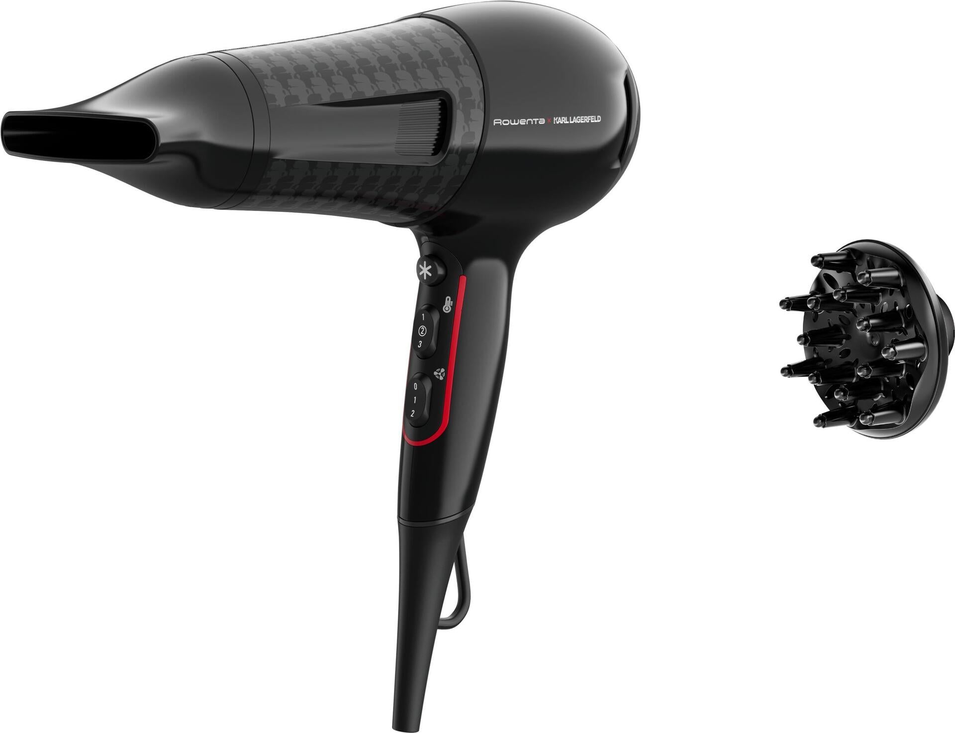 Rowenta Powerline CV591LF0 Hair Dryer 2300 W Black (CV591L)