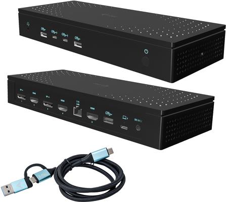 i-Tec Docking Station - USB-C/ USB4/ Thunderbolt 3/ Thunderbolt 4 - CA5MONITORDOCKPD