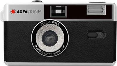 AgfaPhoto 603000 Compact Film Camera 35 mm Black - Silver (603000)