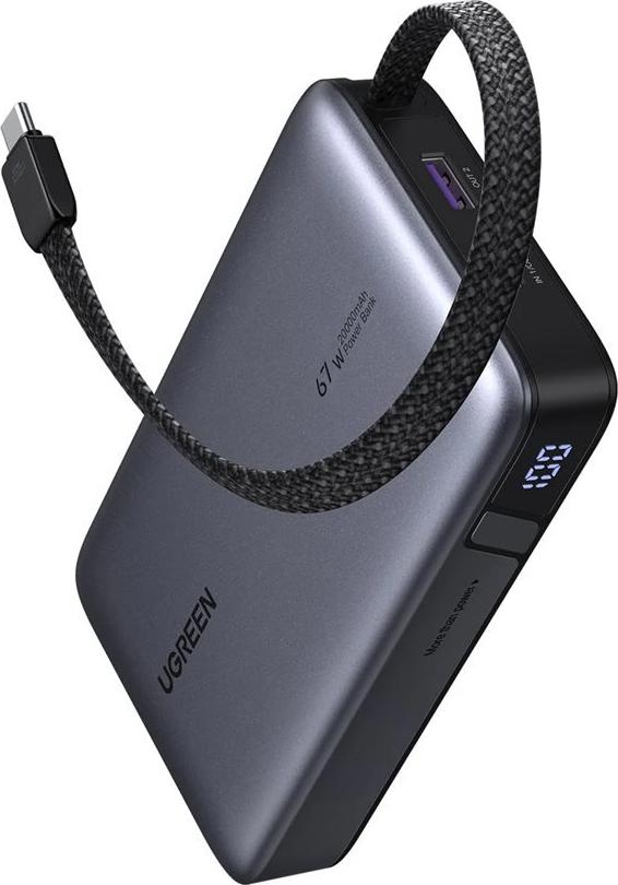 UGREEN PB550 20,000mAh 67W PD Fast Charging Power Bank - Versatile Charging Solution