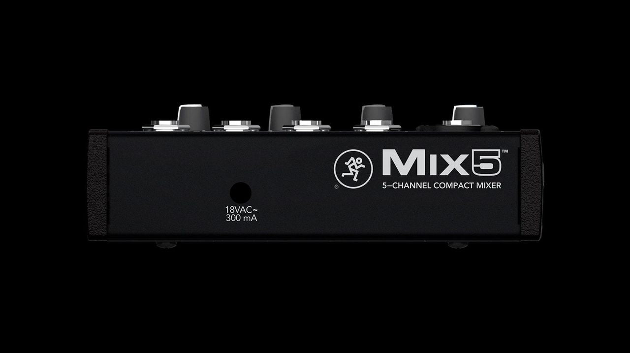 Mackie Mix5 Compact 5-Channel Mixer 20-30000 Hz