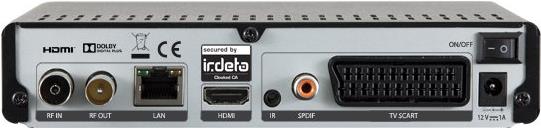DigitalBox IMPERIAL T2 IR - DVB-T/T2 Set-Top Receiver - Black (77-559-00) M4A MP3 M2TS MP4
