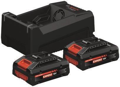 Bosch 2x EXBA18V-40+ GAL 12V/18V-80 Battery and Charger 18V | Model 1600A0373J