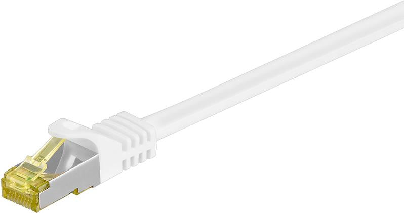 Wentronic Goobay CAT 7 Patch Cable S/FTP 25 m White LSZH Halogen-Free (91100) GoobayCat.7 RJ45
