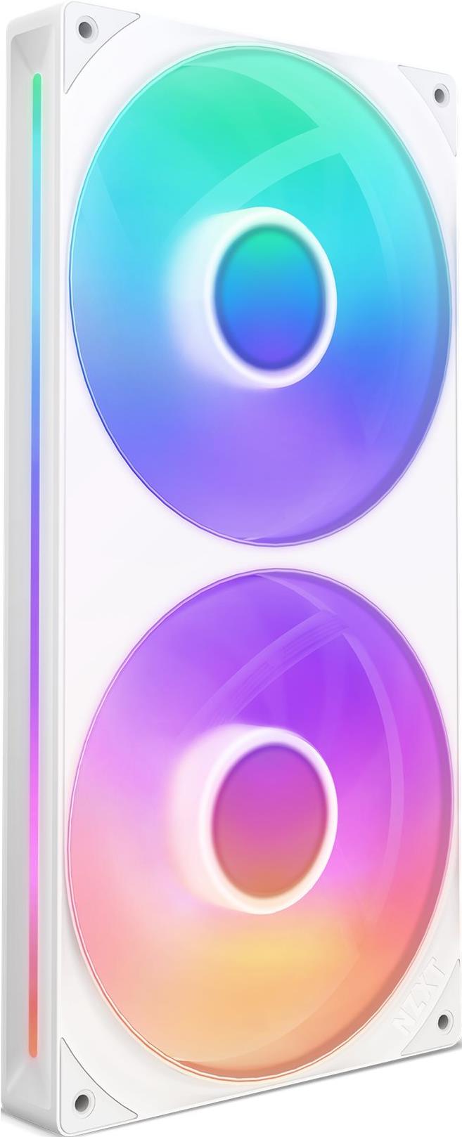 NZXT F Series F280 RGB Core - 140 mm Frame Fan Unit - Matte White (RF-U28HF-W1)