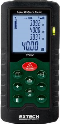 Extech DT40M - Laser Distance Meter - Measuring Range 40 m