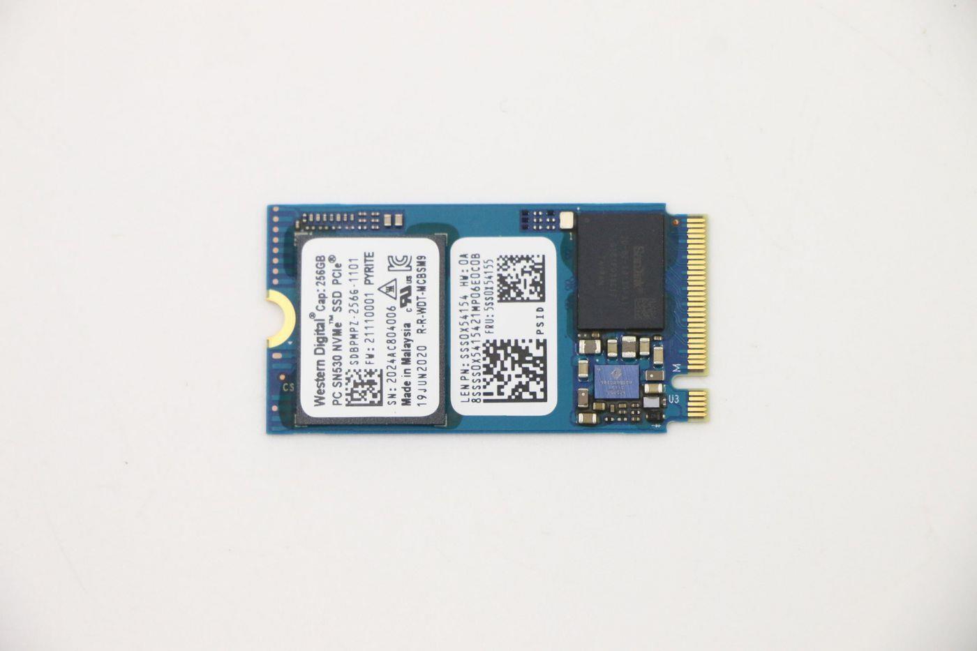 Lenovo WD SN530 256GB PCIe 2242 SSD (5SS0X54155)