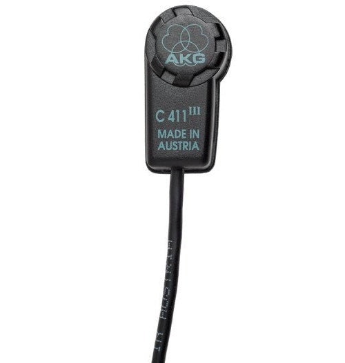 AKG C411 PP Microphone w/ Phantom adapter XLR afbeelding 1