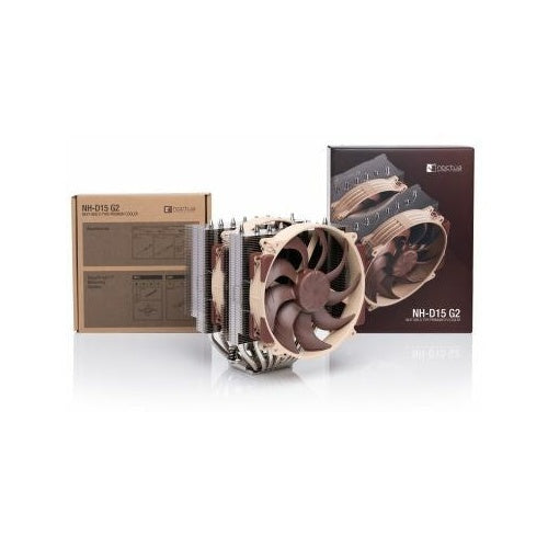 Noctua NH-D15 G2 - Prozessor-Luftkühler - (für: AM5, AM4, LGA1851, LGA1700, LGA1200, LGA1156, LGA1155, LGA1151, LGA1150) - Kupfersockel und Kühlrohre mit Aluminiumkühlrippen - 140 mm (NH-D15 G2) - 9010018000405 - image 4