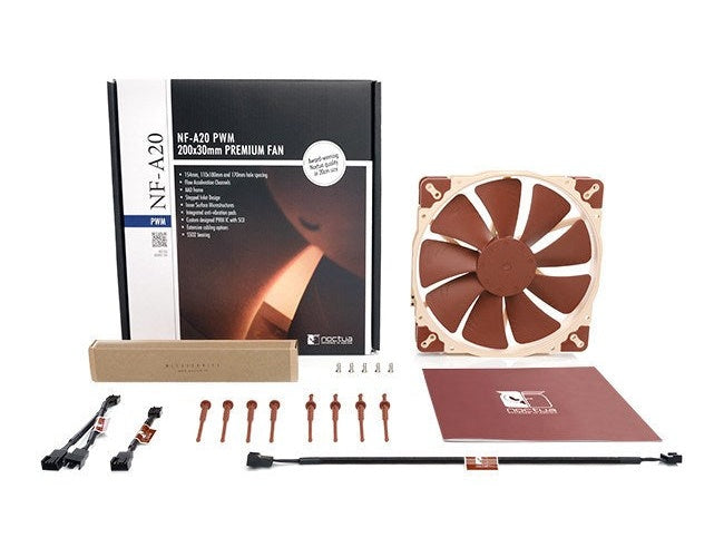 Noctua | Case Fan | NF-A20 200mm PWM Fan | For Desktop PC Cases And Cooling System afbeelding 5