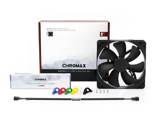 Noctua NF-A14 PWM chromax.black.swap Computer case Fan 14 cm - 9010018100426 - image 3