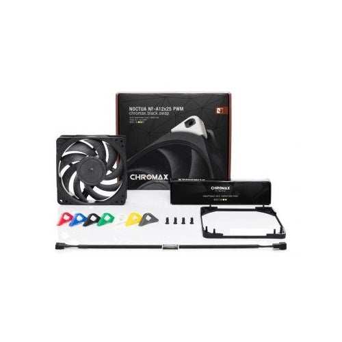 Noctua NF-A12x25 - Chromax.black.swap edition - Gehäuselüfter - 120 mm - Schwarz (NF-A12x25 PWM CH.BK.S) - 9010018100549 - image 2