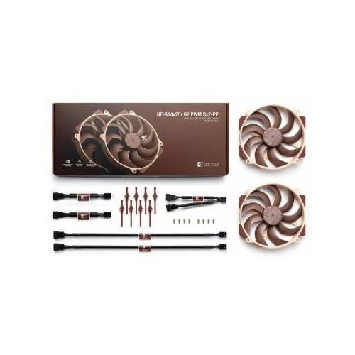 Noctua NF-A14X25R G2 PWM SX2-PP Computerkühlsystem Computergehäuse Ventilator 14 cm (NF-A14x25r G2 PWM Sx2-PP) - 9010018100662 - image 4