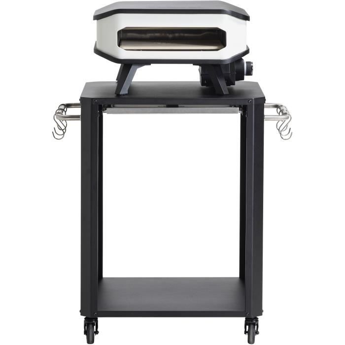 Chariot avec planche a découper - COZZE - 90300 - 77 x 66,5 x 82,5 cm - Tablette Inox 43x35 cm
