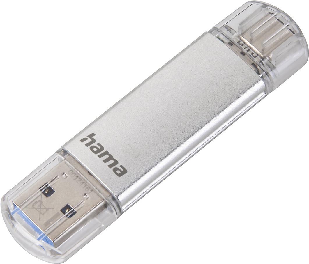 Hama FlashPen "C-Laeta" USB Flash Drive 128 GB USB 3.0/USB Type C Silver