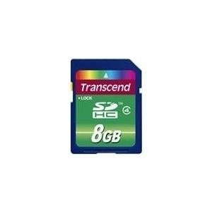 Transcend - Flash-Speicherkarte - 8 GB - Class 4 - SDHC