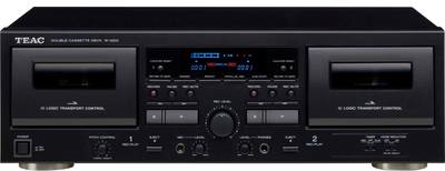 Teac W-1200 Double Cassette Deck - Black