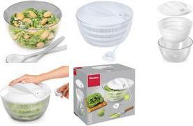 metaltex Salad Spinner Turbo with Pull Cord, White - 1 Piece (252155034)
