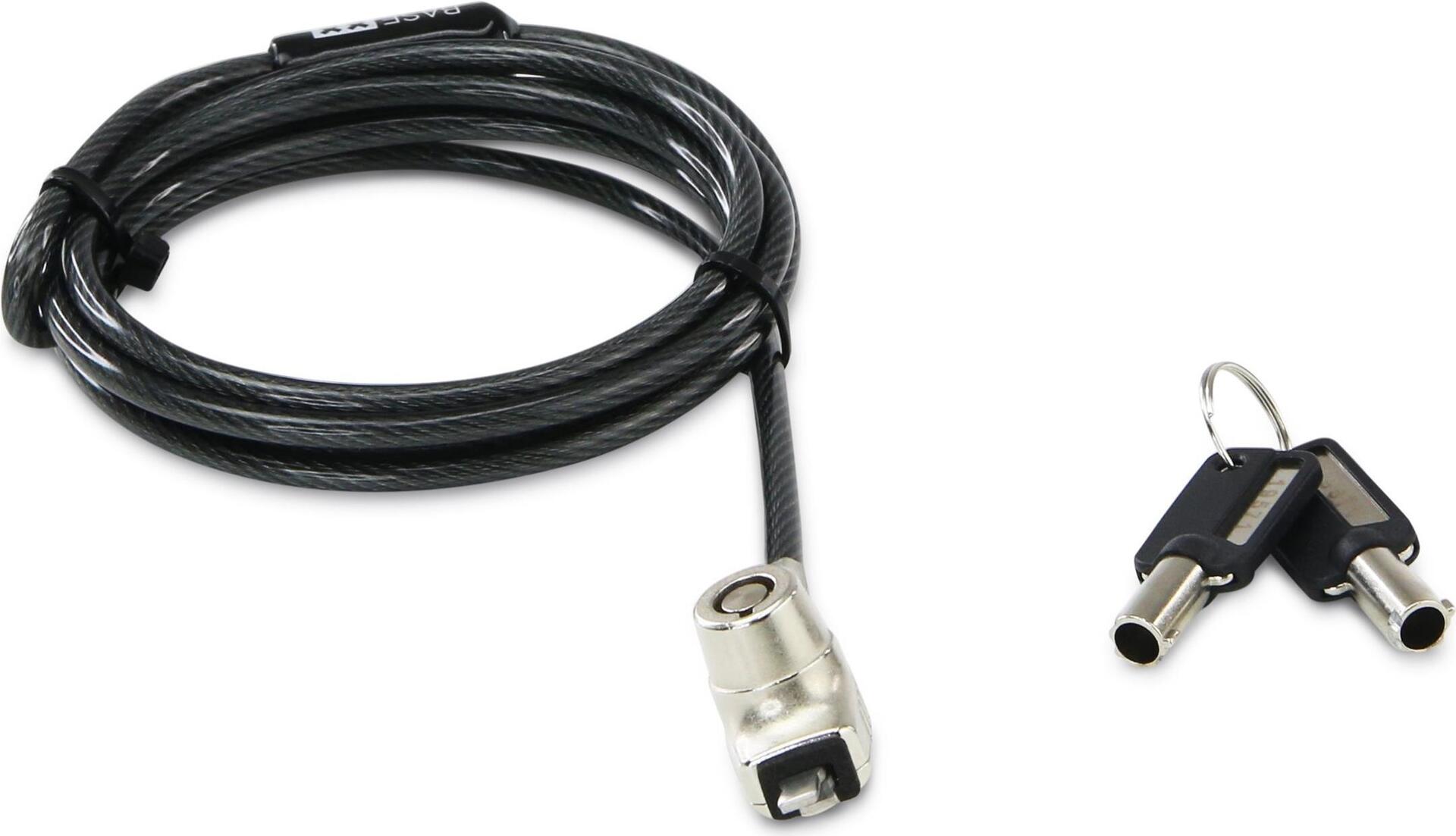 DICOTA - BASE XX Laptop Lock - Cable Lock - 1.5 m - Black/Silver D31939