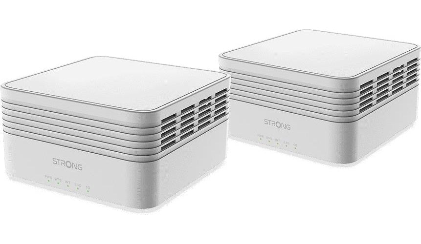 Strong MESHKITAX3000 Mesh-WLAN-System Dual-Band (2,4 GHz/5 GHz) Wi-Fi 6 (802.11ax) Weiß 2 Intern (MESHKITAX3000) afbeelding 1
