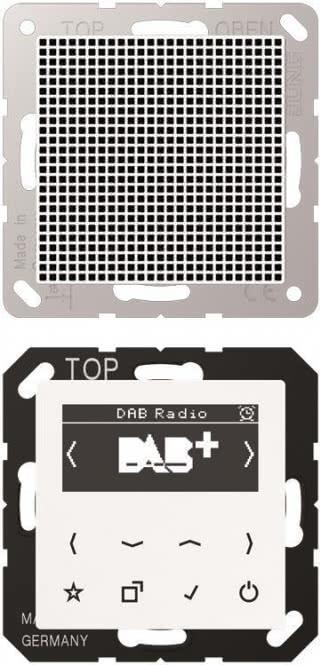 JUNG DABA1WW Smart Radio DAB+ Mono Set - DABA1WW