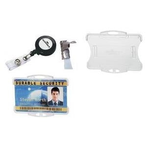 DURABLE ID Badge Holder for 2 Cards - Pack of 10 (891919)