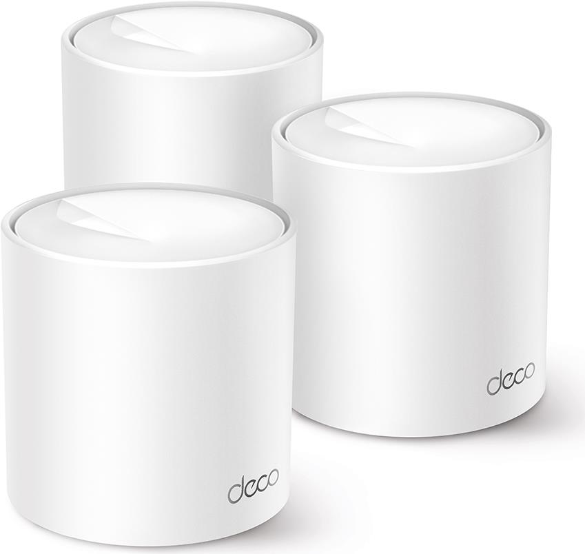 TP-Link Deco X1500 Dual-Band Wi-Fi 6 (802.11ax) White 2 Intern (DECO X1500(3-PACK)) GHz/5