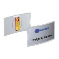 DURABLE Namensschild KONVEX 40x75mm mit Magnet 1 Pg. à 25 Stück 812319