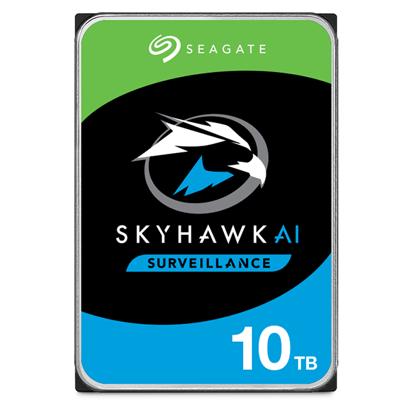 Seagate SkyHawk AI ST10000VE001 - 10TB Internal Hard Drive - 3.5" - SATA 6Gb/s - 7200 RPM