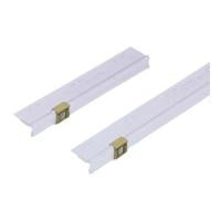 ELBA Pendant Mounting Strip, 10 cm, Transparent - 50 Pieces - for D, L, A, CH (99711)