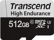 Transcend USD350V 512GB MicroSDXC UHS-I Class 10 (TS512GUSD350V)