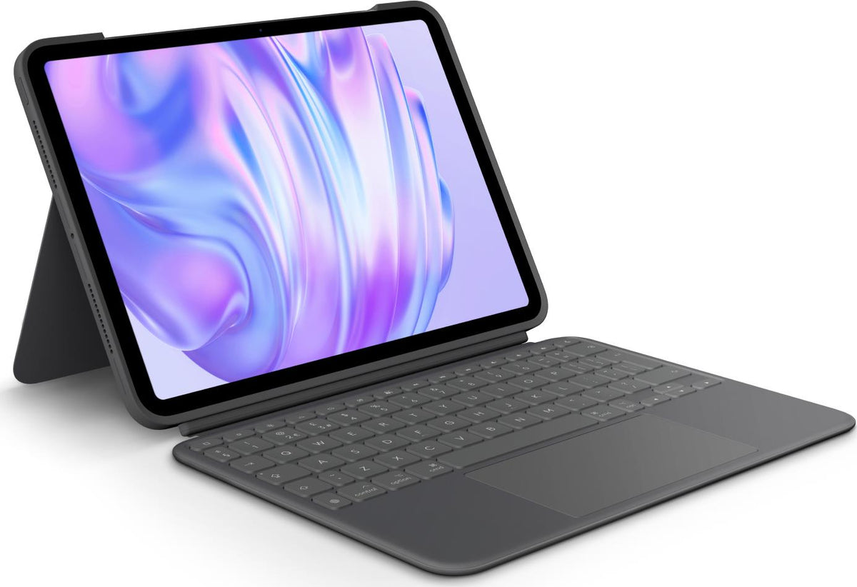 Logitech Combo Touch - Keyboard Folio Case - Backlit - Apple Smart Connector - QWERTY - GB - Graphite - for Apple 11-inch iPad