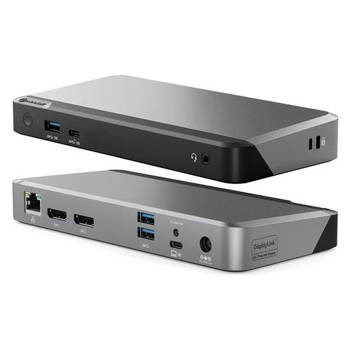ALOGIC DX2 - Dockingstation - USB-C - 2 x DP - 1GbE - 100 Watt (DUPRDX2-WW) afbeelding 1
