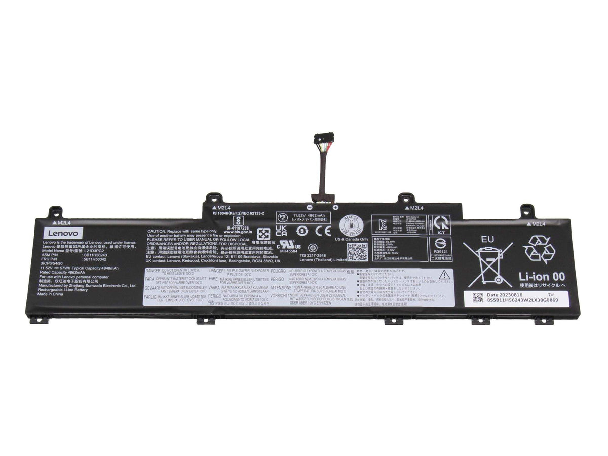 Lenovo Battery 3-Cell 57Wh 15.52V L21M3PG2 SP/A (5B11F21953)