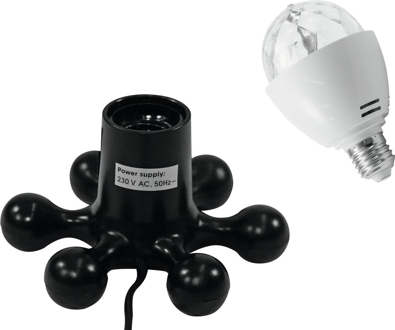 EUROLITE Set LED BC-1 RGB + Hexopus Socket Black