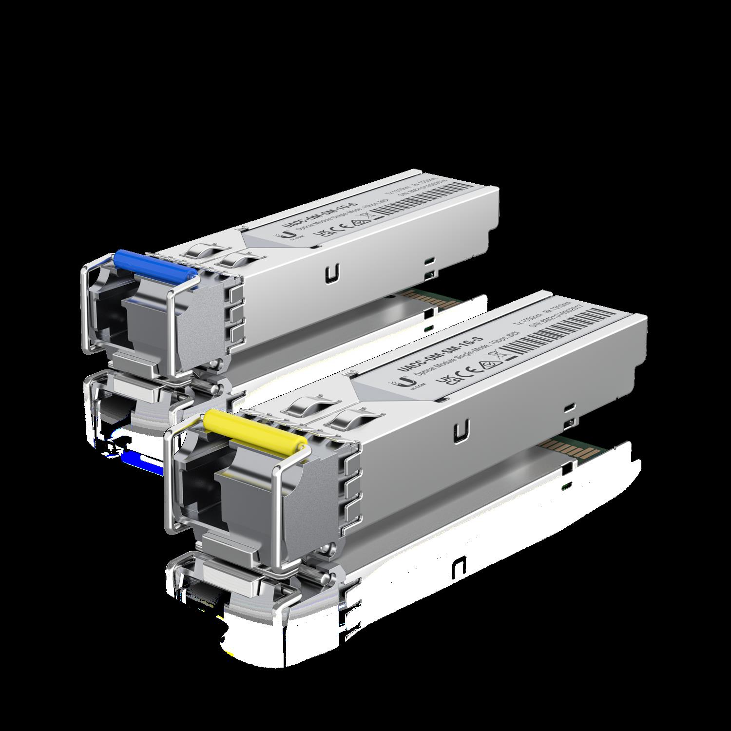 Ubiquiti SFP Mini-GBIC Transceiver Module GigE 1000Base-BiDi LC Single-Mode (Pack of 20) (UACC-OM-SM-1 G-S-20)