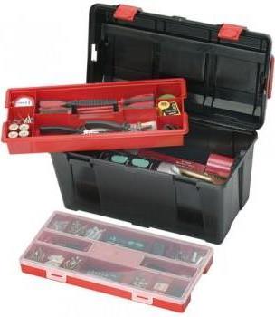 Parat 5812000391 - Tool Box - Polypropylene - Black Red - 21 L - 480 x 255 x 260 mm
