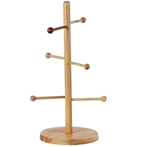 APS Pretzel and Sausage Stand Lacquered Beech Wood